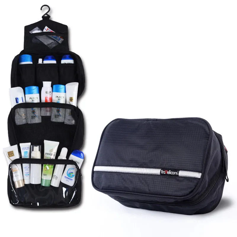 Travel Toiletry Bag for Men & Women | Extra-Large Water-Repellent | Oxford Nylon & Multiple Pockets - Image 6