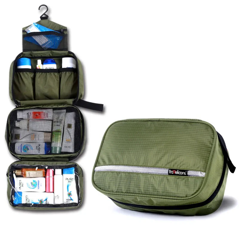 Travel Toiletry Bag for Men & Women | Extra-Large Water-Repellent | Oxford Nylon & Multiple Pockets - Image 8