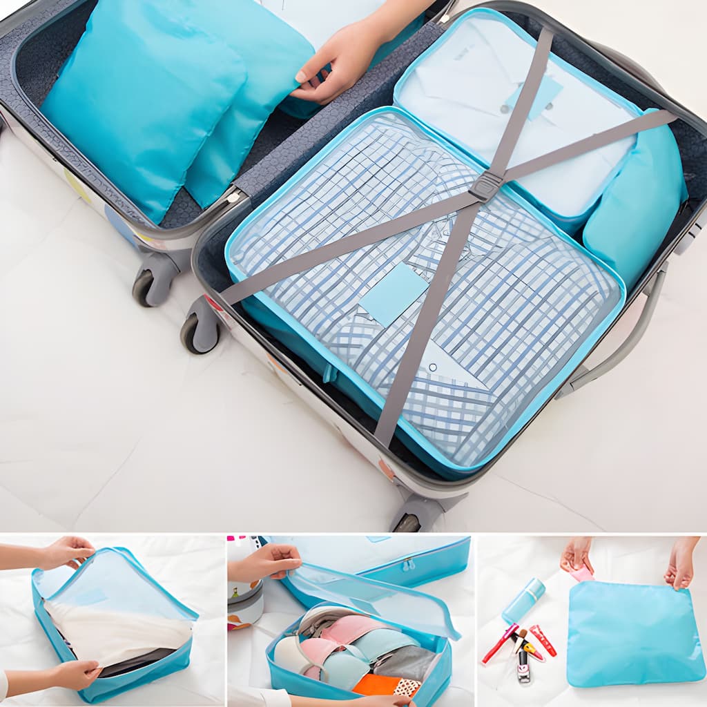 TravelOrganizer – 6-Piece Packing System for Effortless Travel - Image 3