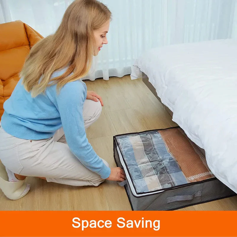 Underbed Storage Bag | Large Capacity | Transparent Viewing Window | Space-Saving - Image 2