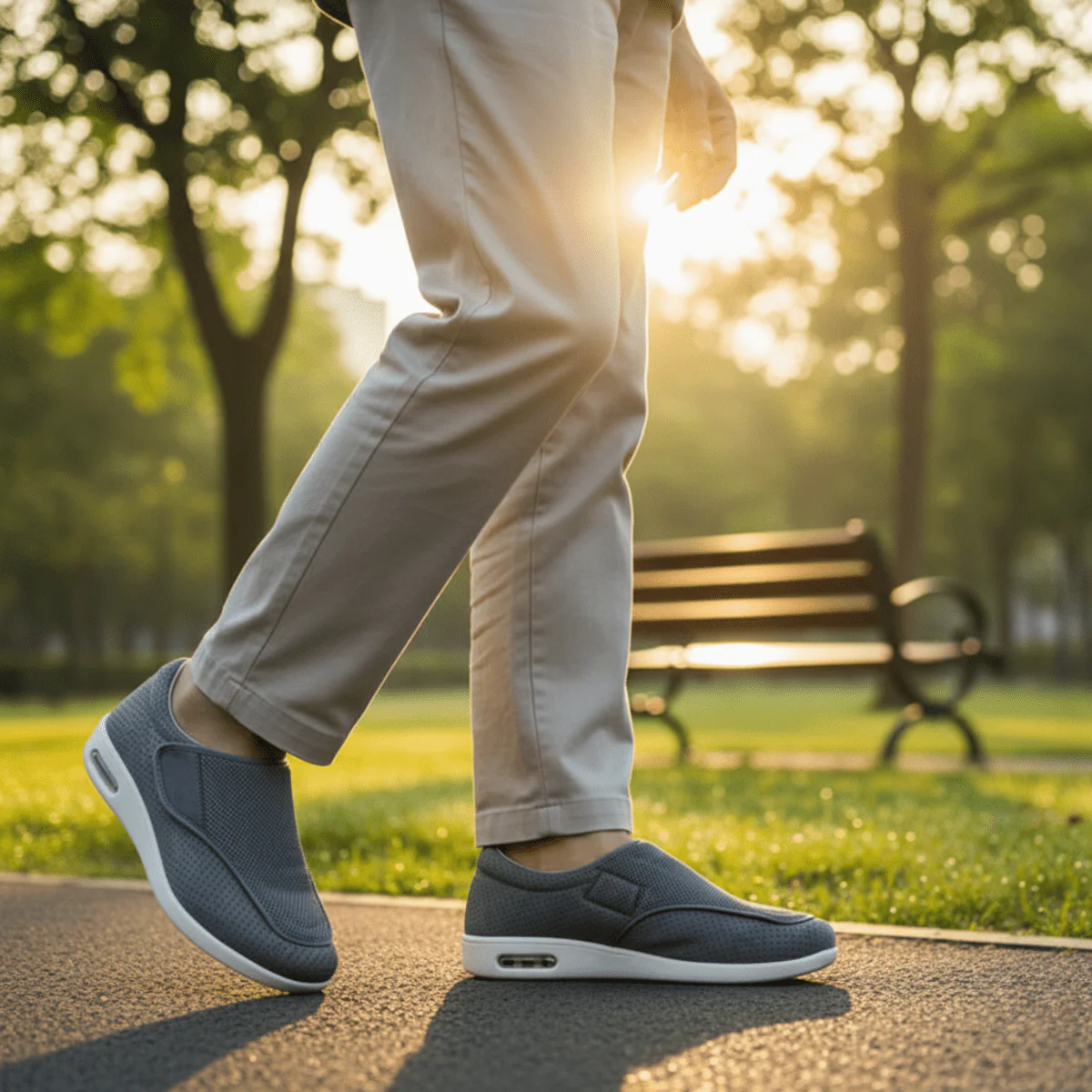 Unisex Diabetic Shoes | Extra Wide Toe Box | Memory Foam Insole | All-Day Comfort - Image 2
