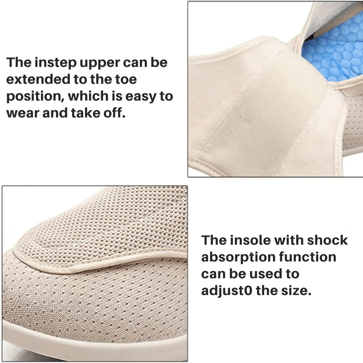 Unisex Diabetic Shoes | Extra Wide Toe Box | Memory Foam Insole | All-Day Comfort - Image 7