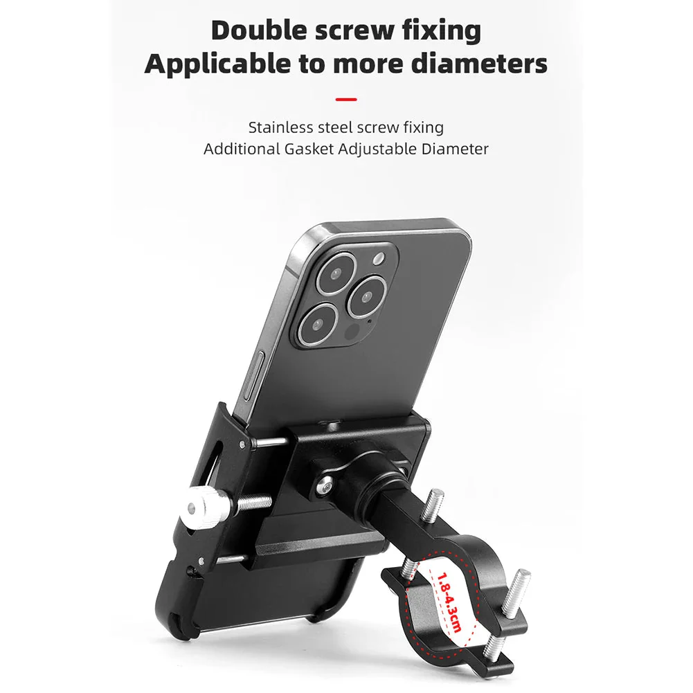 Universal Phone Mount for Bike & Motorcycle | 360° Rotatable | Aluminum Body, Shockproof - Image 6