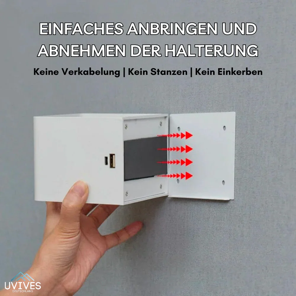 USB Rechargeable Wall Lamp | Cube-Shaped Modern Design | Motion Sensor & 60-Day Battery Life - Image 5