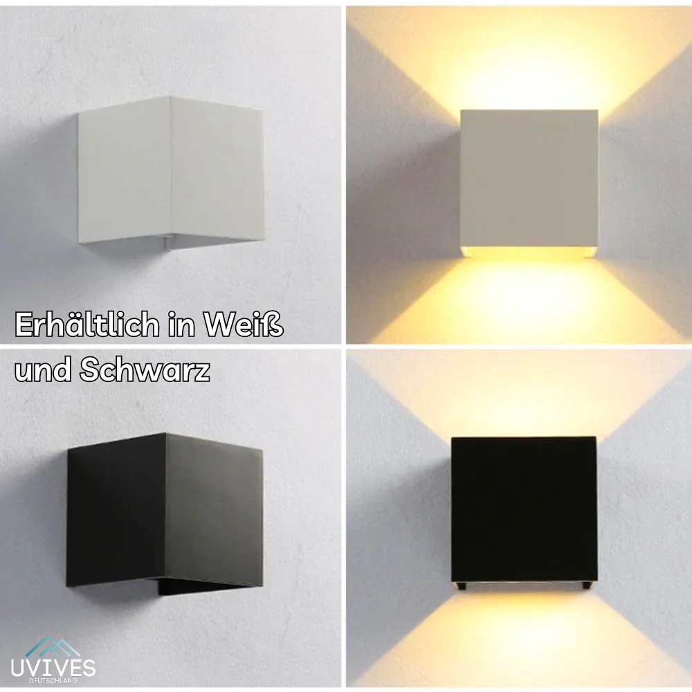 USB Rechargeable Wall Lamp | Cube-Shaped Modern Design | Motion Sensor & 60-Day Battery Life - Image 8