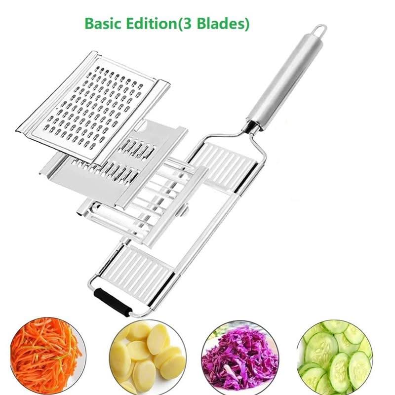 Vegetable Cutter | Versatile Multi-Blade Design | Stainless Steel & Dishwasher Safe | Time-Saving - Image 3