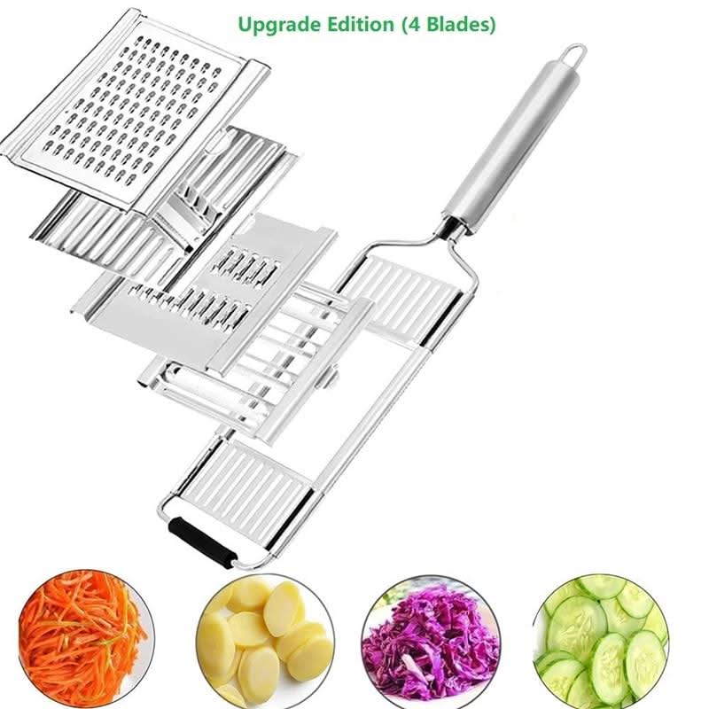 Vegetable Cutter | Versatile Multi-Blade Design | Stainless Steel & Dishwasher Safe | Time-Saving - Image 4