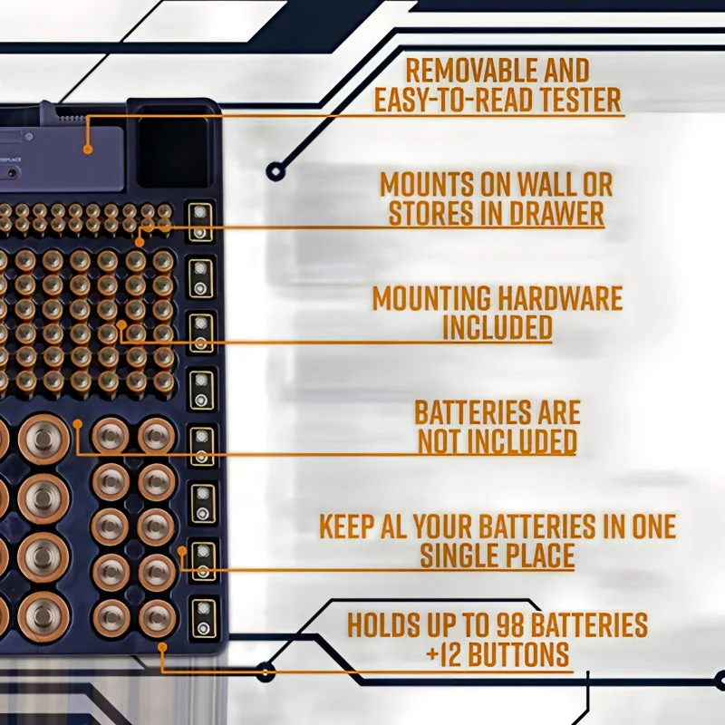 VoltVault – The Ultimate Battery Storage and Testing Solution - Image 2