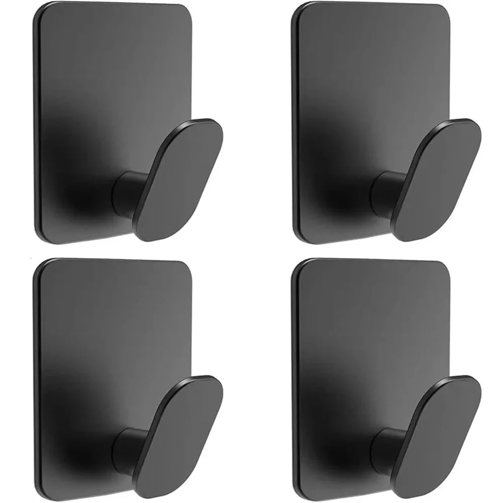 Wall Hooks | Durable Stainless Steel | Self-Adhesive No-Drill | For Bathroom & Kitchen - Image 7