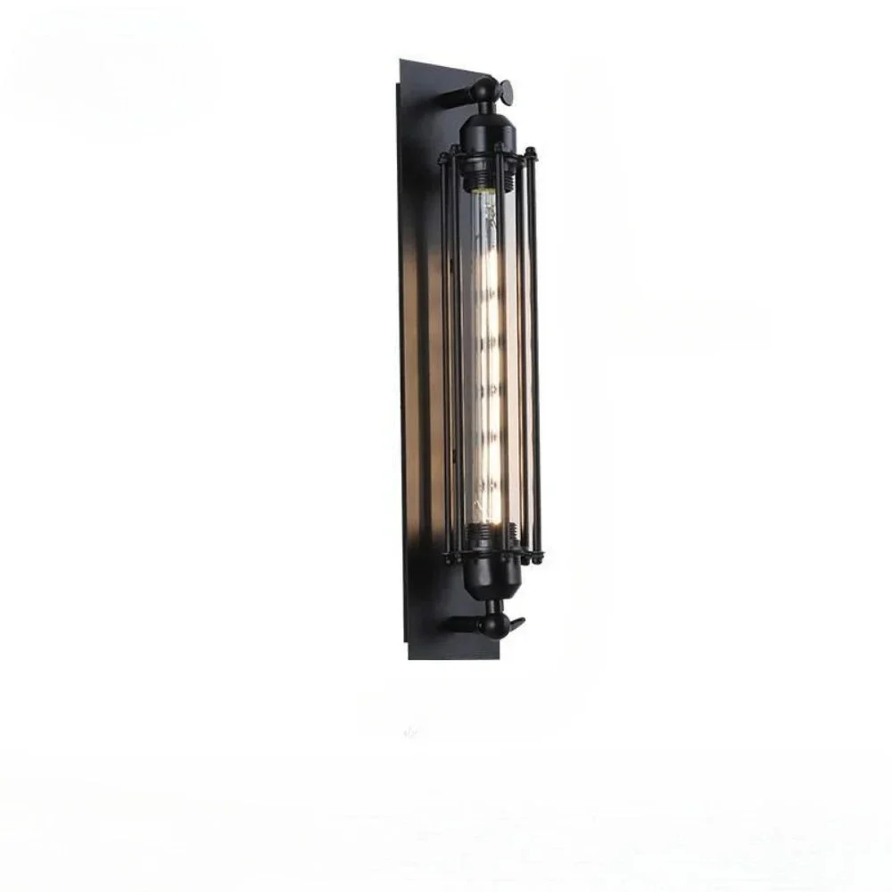 Wall Lamp | Vintage Edison Design | Iron & Glass | E27 Socket - Image 7