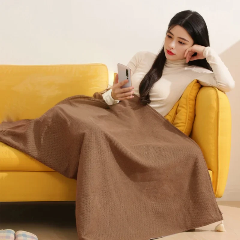 Wearable Heated Blanket | USB Powered & 3 Heat Levels | Soft Fabric & Machine Washable - Image 9