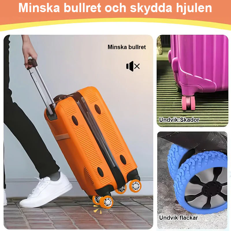 4+4 FREE | WheelShield - Protects your suitcase wheels and reduces noise - Image 3