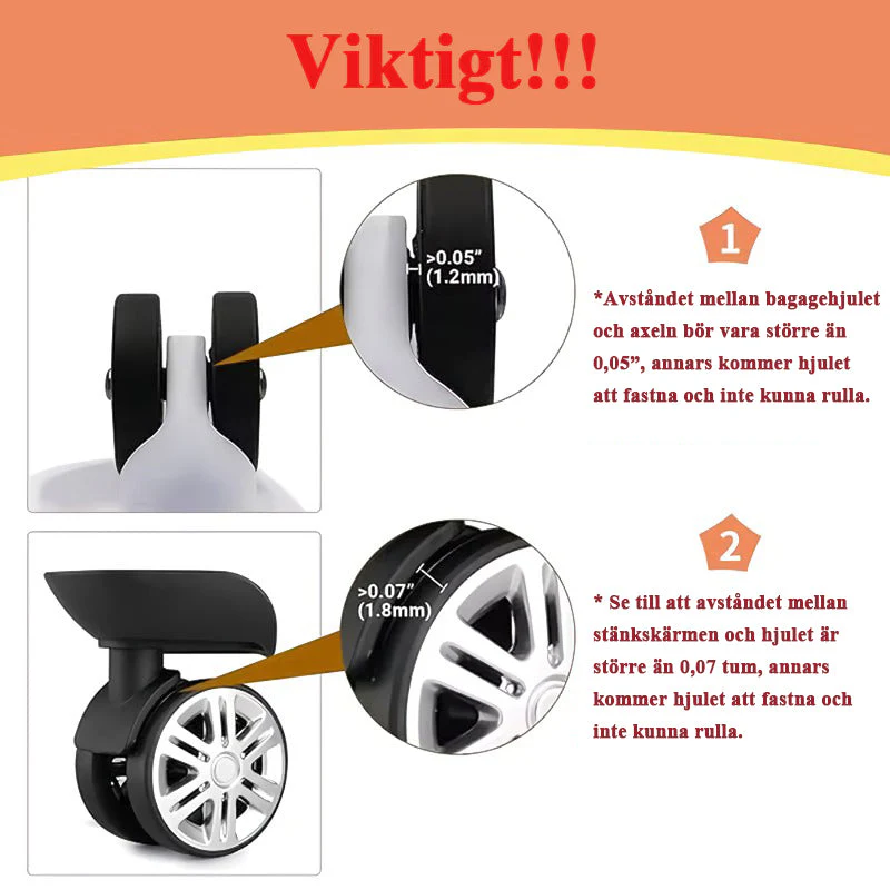 4+4 FREE | WheelShield - Protects your suitcase wheels and reduces noise - Image 9