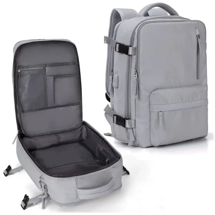 Women's Travel Backpack | 35L Capacity | Water-Resistant Nylon | Anti-Theft Pocket & Shoe/Wet Compartment - Image 14