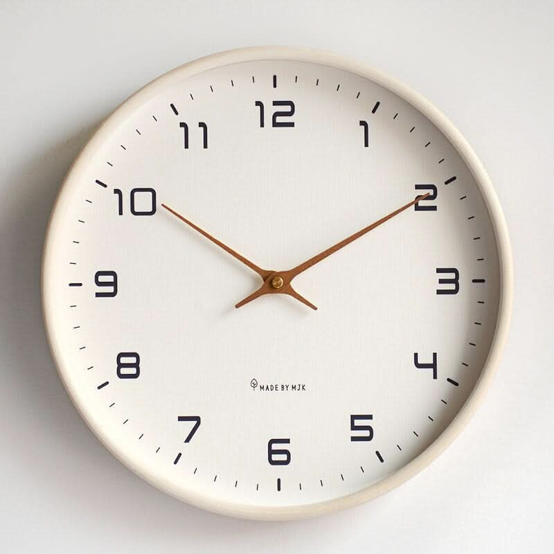 Wooden Wall Clock | Silent Sweep Movement | Solid Wood 30cm | Peaceful Ambience - Image 5