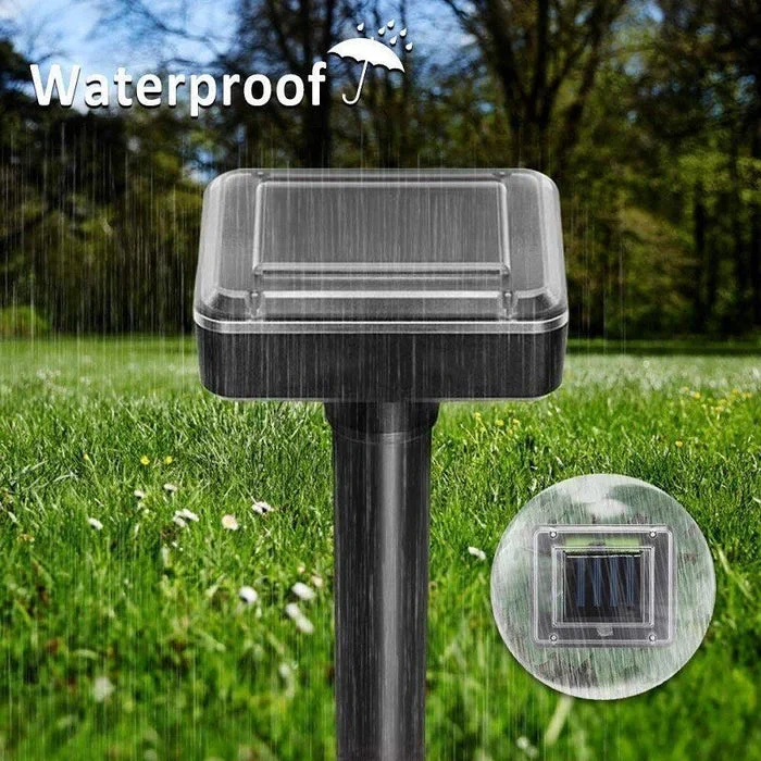 Yard Animal Repeller | Solar Ultrasonic | For Mice, Moles & Snakes | Weatherproof & 161 sq ft - Image 4